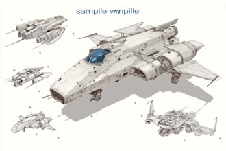 design spaceship concept art for you