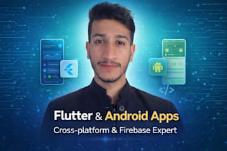 flutter and android mobile apps, cross platform