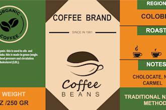 do premium  pouch design, pouch label design and product labels