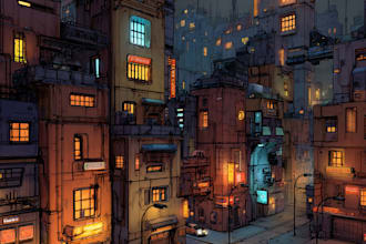 create stunning sci fi city art with futuristic detail