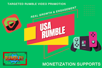 usa rumble video promotion, rumble channel rumble view, channel optimization