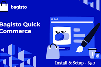 install and customize bagisto e commerce store with marketplace and stripe