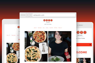 design a professional wordpress website for restaurants, cafeterias, suppliers