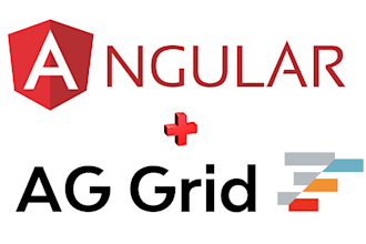 build a modern angular web application with responsive UI and ag grid