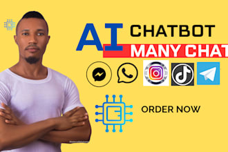 build expert ai chatbot for social media platforms with manychat