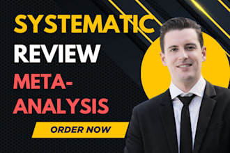 conduct a comprehensive systematic review and meta analysis