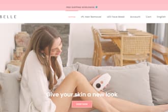 create one product shopify dropshipping store, one product branded shopify store