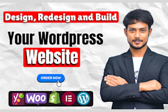 design responsive wordpress website or redesign