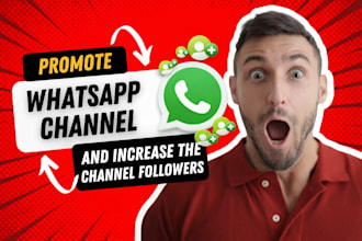 promote whatsapp channel to hit 30k channel followers and channel engagement