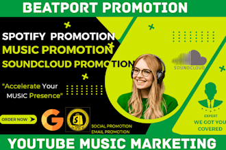 promote yt music marketing, beatport promotion, spotify apple music on campaigns