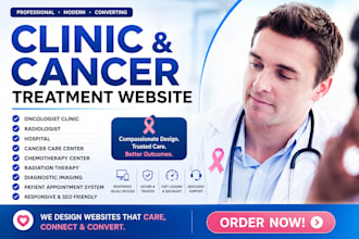 clinic website cancer treatment website oncologist clinic radiologist website