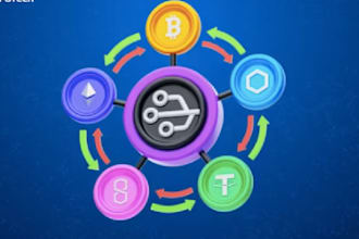 develop crptocurrency exchange website, blockchain app, dex p2p