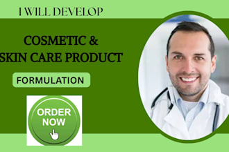 create cosmetic formulation skin care and hair care product formulation