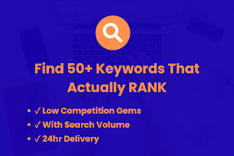 do keyword research with competitor analysis report