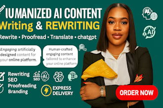 rewrite,edit,proofread,spin chatgpt and optimize ai SEO content with human touch
