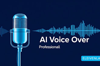 provide professional ai voice over using elevenlabs