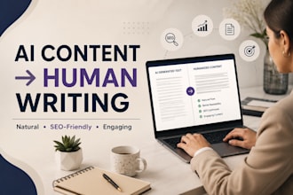 humanize ai generated content into natural, engaging writing