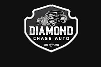 design a automotive, car wash, and car racing logo