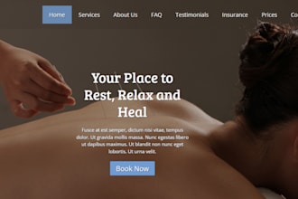 create wordpress acupuncture website acupuncturist women health wellness website