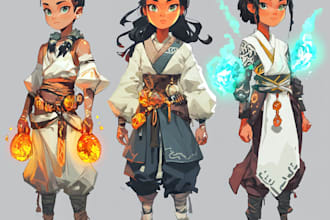 do 2d game characters and game assets