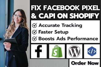 fix facebook pixel issues and set up capi tracking on your shopify store