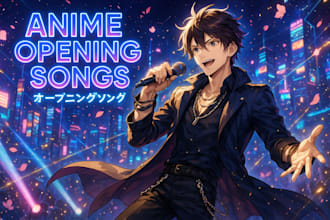 sing and write japanese anime opening theme songs