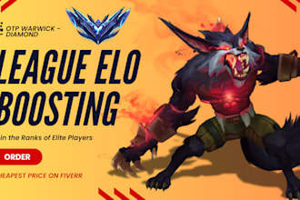 play for you on league of legends until you reach your desired rank
