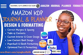 format or design devotional, prayer, and spiritual journal or planner in canva