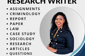 research on criminology, assigned, criminal justice, ppt, sociology and law