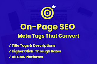 optimize meta titles and descriptions for higher rankings