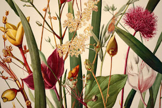 make botanical product illustration
