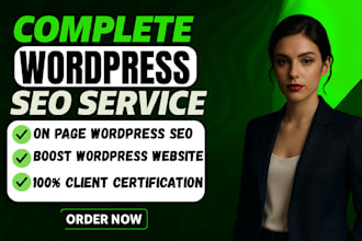 do  monthly wordpress on page seo for top google ranking