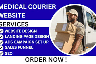 courier website medical courier medical website and marketing