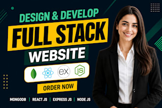 design, redesign website, create custom websites as full stack developer