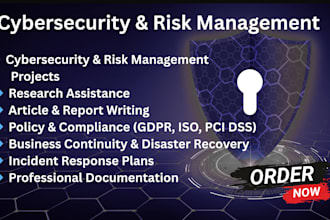 do cyber security and risk management projects