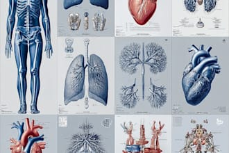 create medical illustrations and diagrams