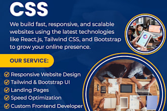 design a modern responsive website using tailwind CSS
