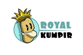 design a premium mascot logo for your potato food brand