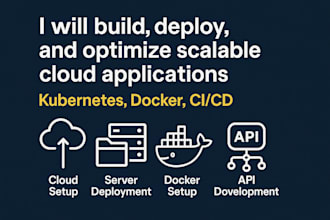 provide cloud setup server deployment and API development