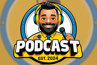 make a podcast logo and podcast cover art