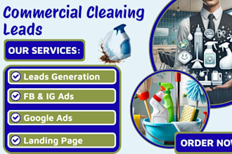 generate commercial cleaning leads, residential cleaning, cleaning leads