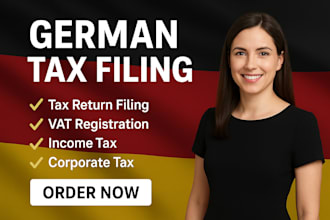 do your german tax return, german vat, income tax, corporate tax, bookkeeping