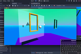 develop web , html game using webgl , unity and godot engine for your web