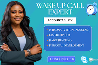 be your wake up call virtual assistant accountability coach schedule assistant