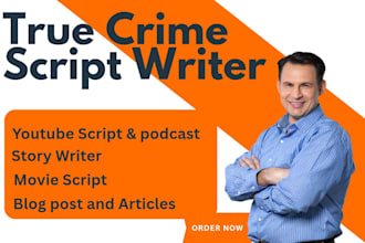 write true crime script bodycam podast youtube script true crime podcast