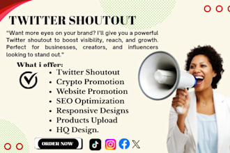 do twitter shoutout, share link to 80m USA UK fb ig audience