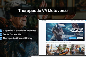 create a therapeutic VR metaverse app for seniors like myndvr