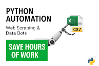 create  python automation script or web scraping bot for you