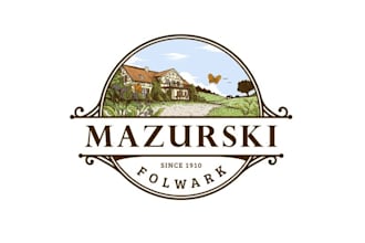 make sustainability old farm logo for a to attract tourists