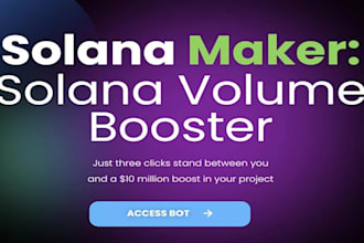 do automated solana volume bot, market maker bot on pumpfun, pumpswap, raydium
